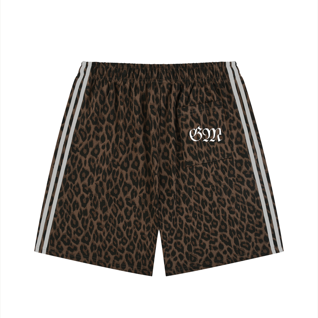 Leopard Drawstring Shorts