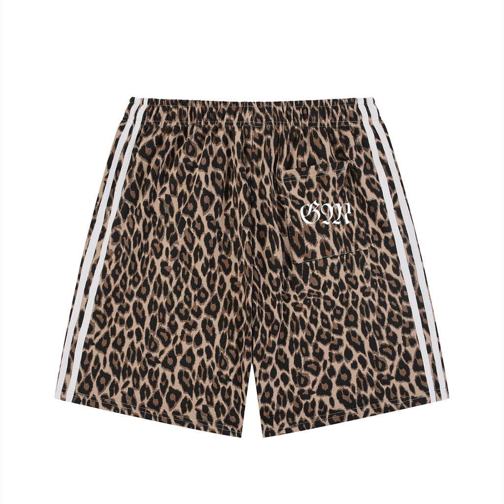 Leopard Drawstring Shorts