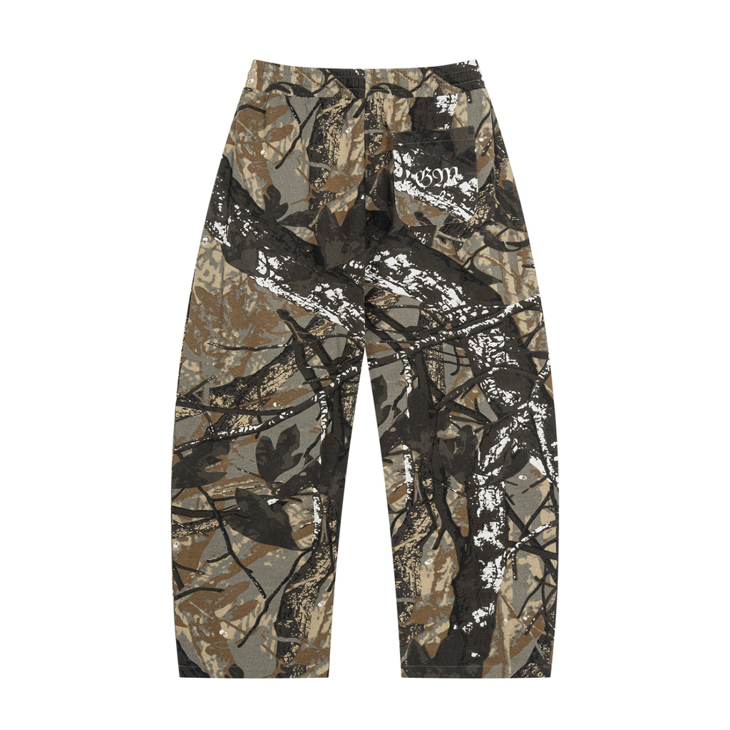 Unisex Tree Camo Barrel Leg Pants