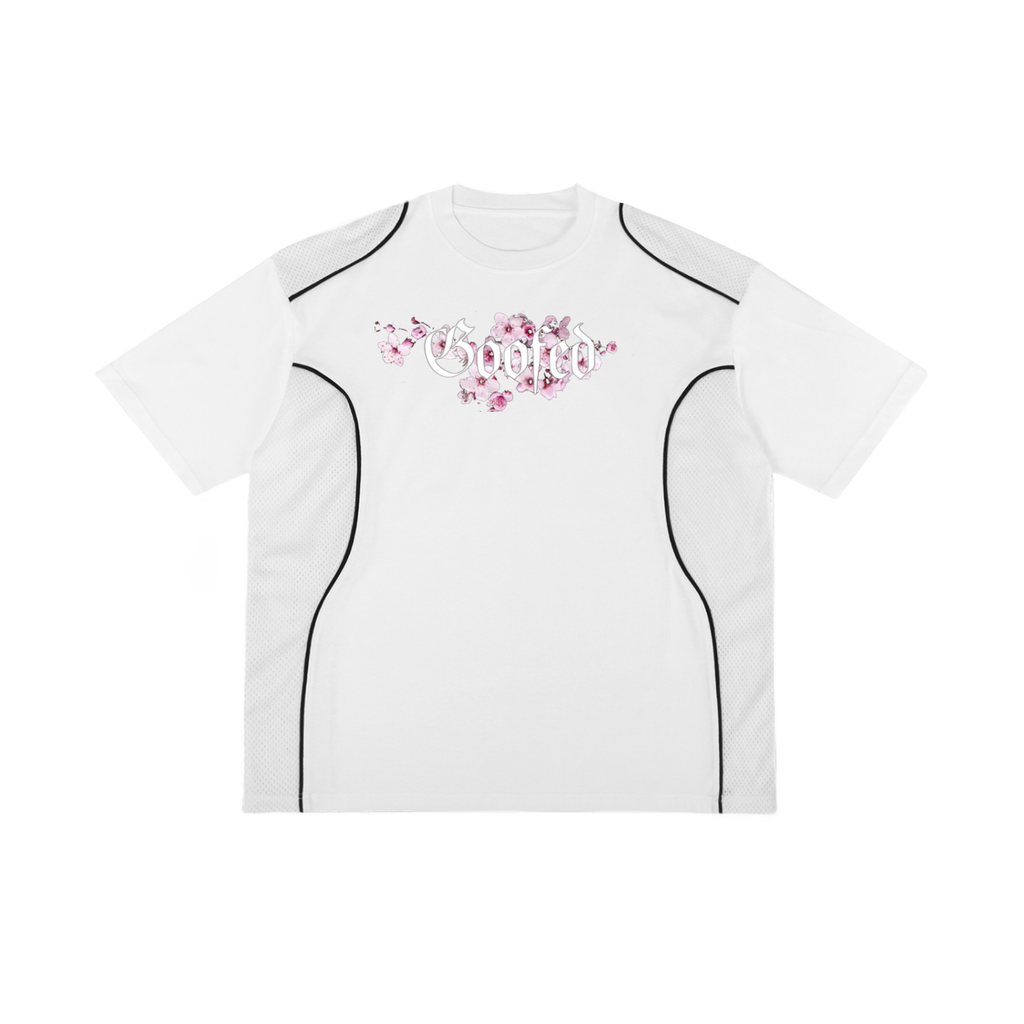 Cherry Blossom Piped Panel Tee