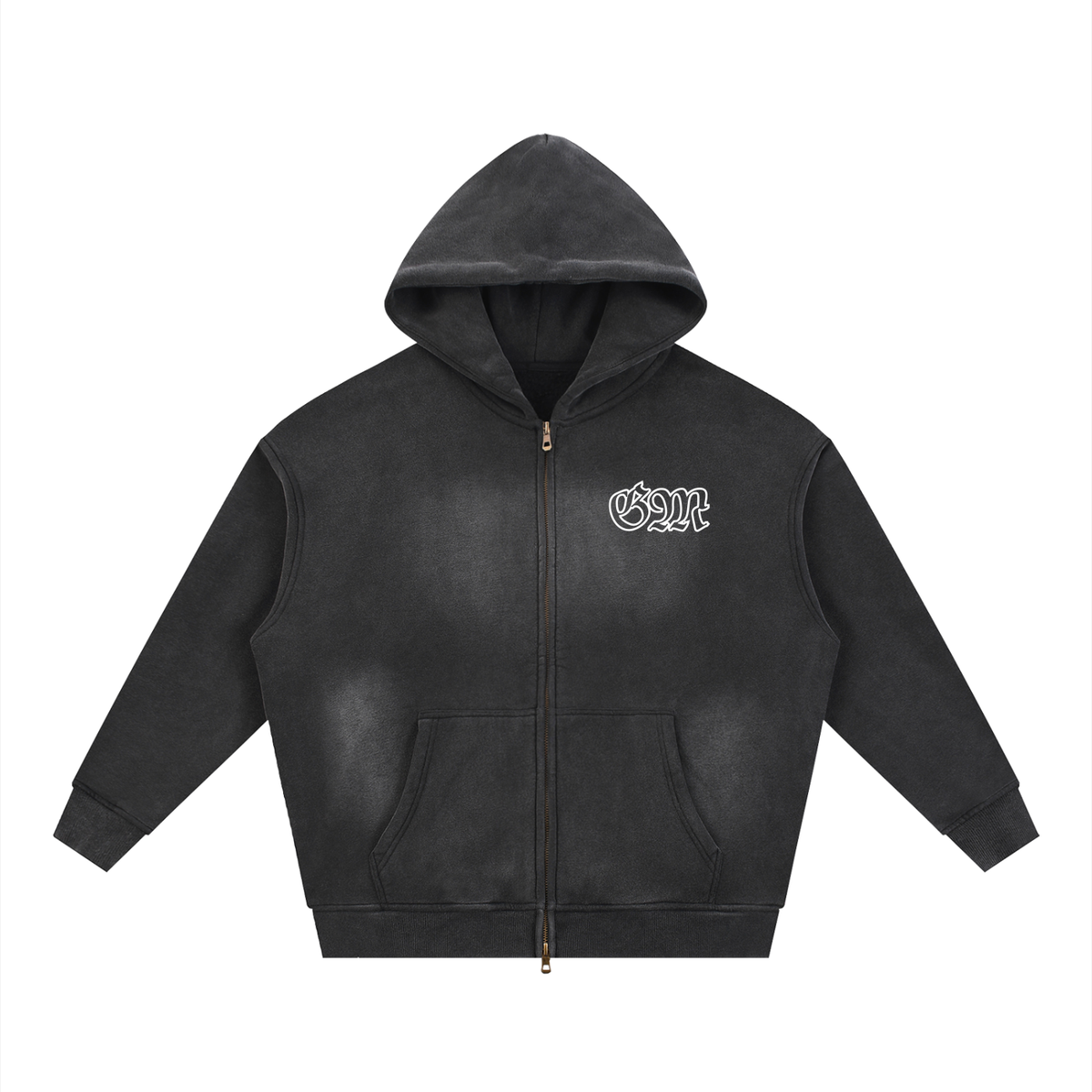 Boxy Zip Up Hoodie