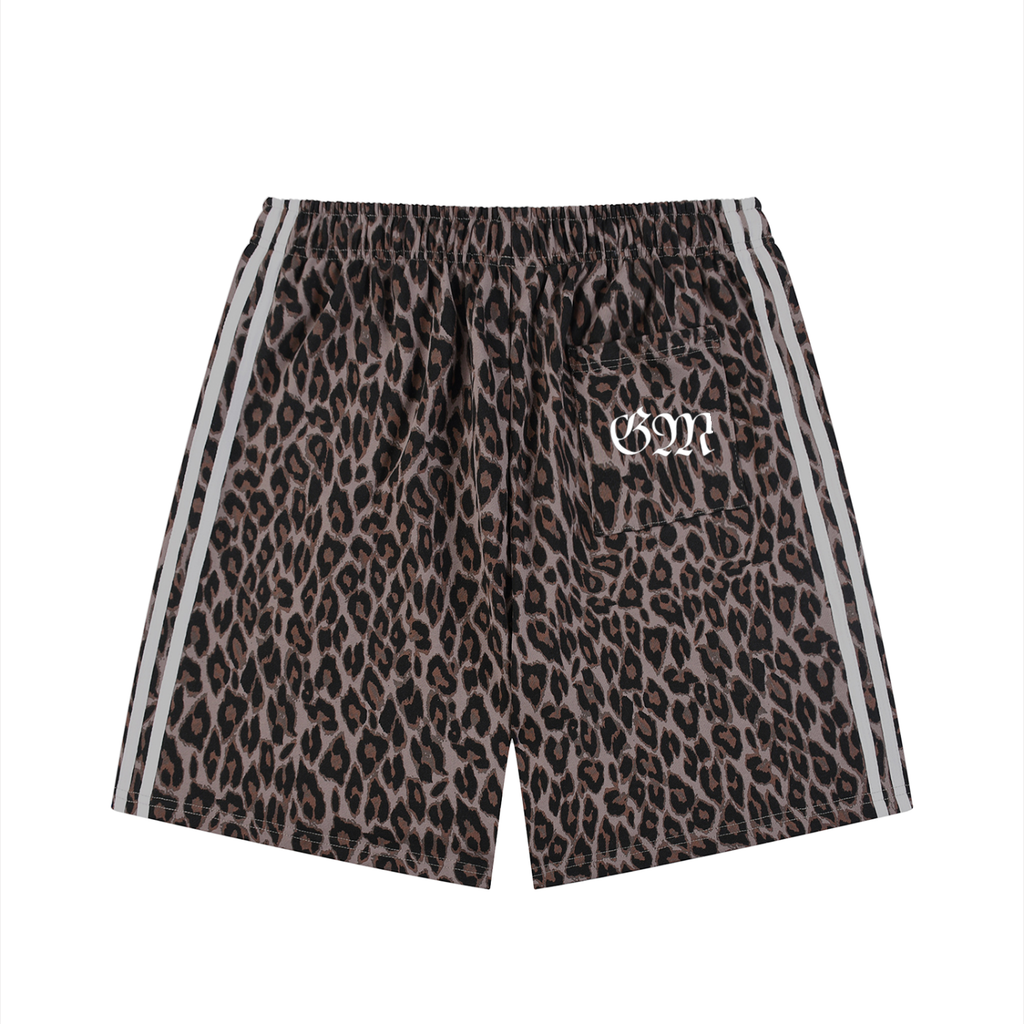 Leopard Drawstring Shorts