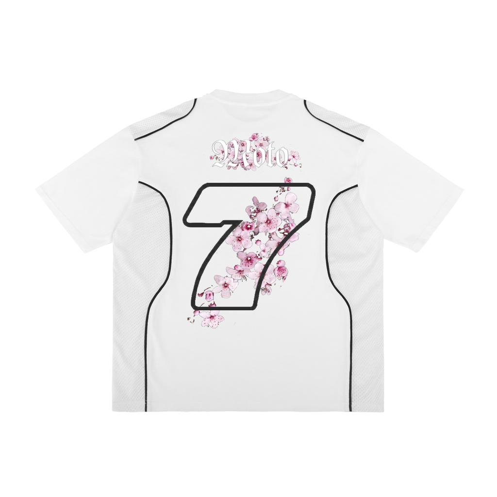 Cherry Blossom Piped Panel Tee