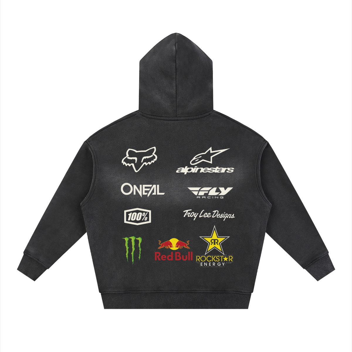 Boxy Zip Up Hoodie